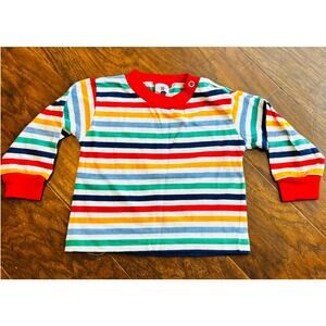 Vintage Garanimals Rainbow Multicolored 18 Month Toddler Long Sleeve Shirt Top